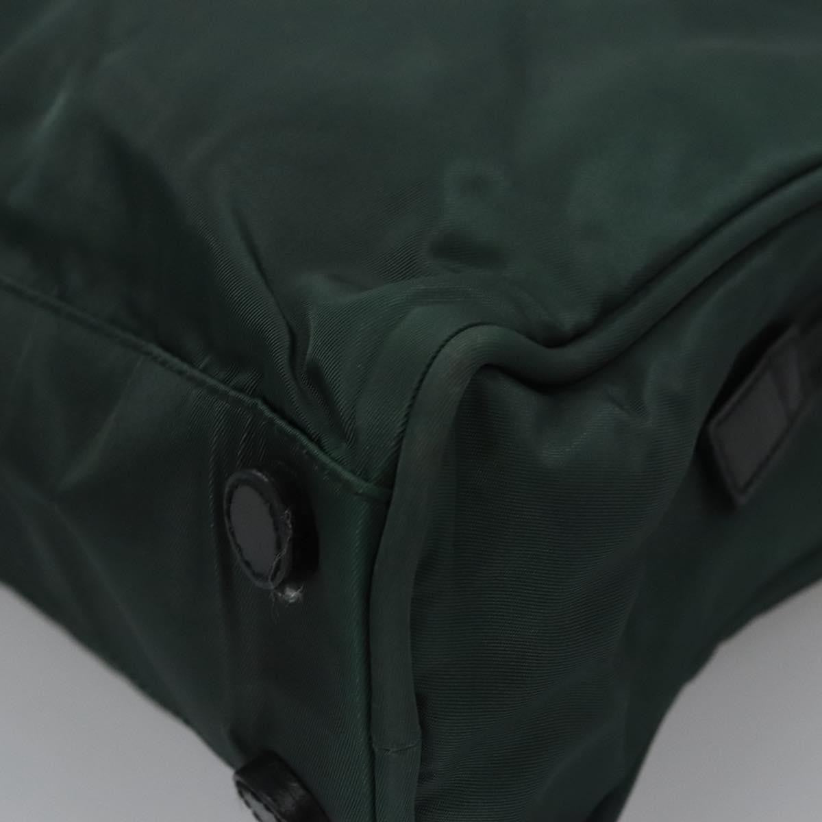 Prada Vintage Handbag Tessuto, GREEN, NYLON, Handbag