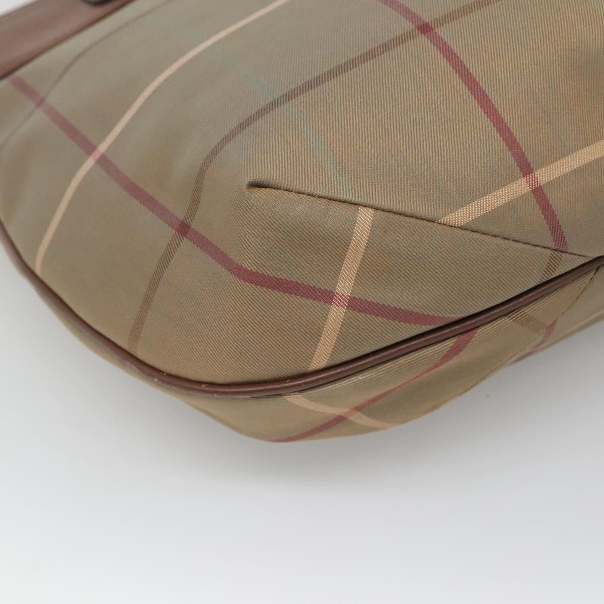 Burberry Nova check Shoulder bag Canvas, BEIGE, CANVAS, Shoulder bag