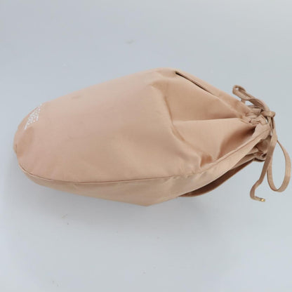 Chanel Vintage Drawstring Pouch Nylon, PINK, NYLON, Clutche & pouche
