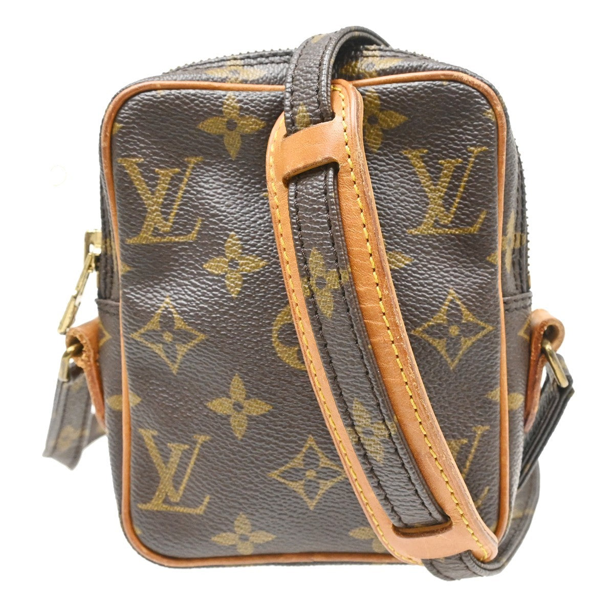 Louis Vuitton Danube Handbag Monogram Canvas, Brown, Canvas, Shoulder Bag