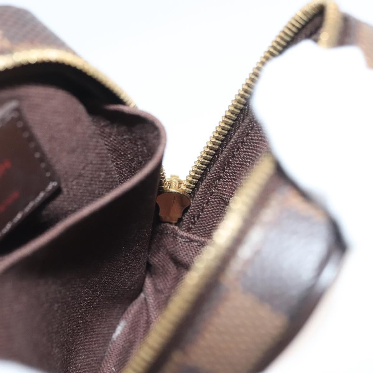 Louis Vuitton Etui Okapi Camera Case Damier, BROWN, CANVAS, Clutche & pouche