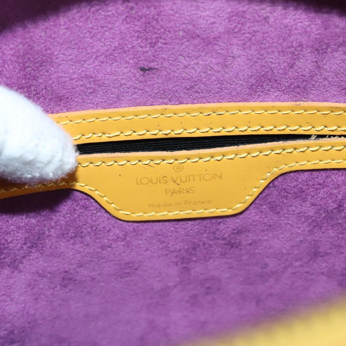 Louis Vuitton Mabillon Backpack Epi Leather, YELLOW, LEATHER, Backpack