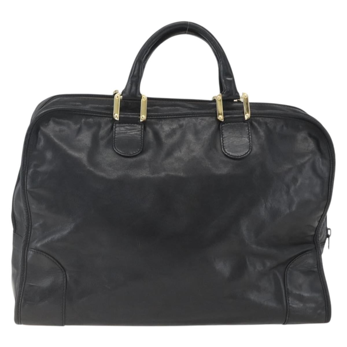 Loewe Amazona Bag Leather, GOLD, LEATHER, Travel bag
