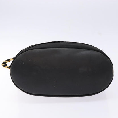 Salvatore Ferragamo Vala Shoulder Bag Canvas, BLACK, CANVAS, Shoulder bag