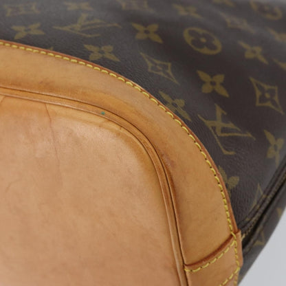 Louis Vuitton Alma Handbag Monogram Canvas, BROWN, CANVAS, Handbag