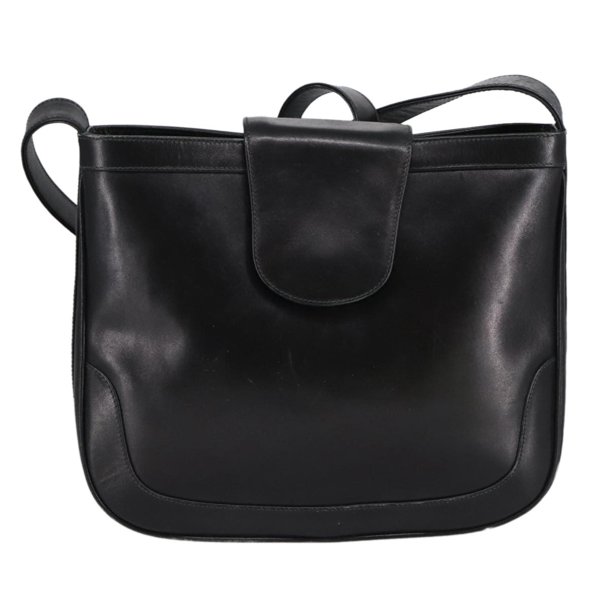 Gucci Vintage Shoulder Bag Leather, BLACK, LEATHER, Shoulder bag