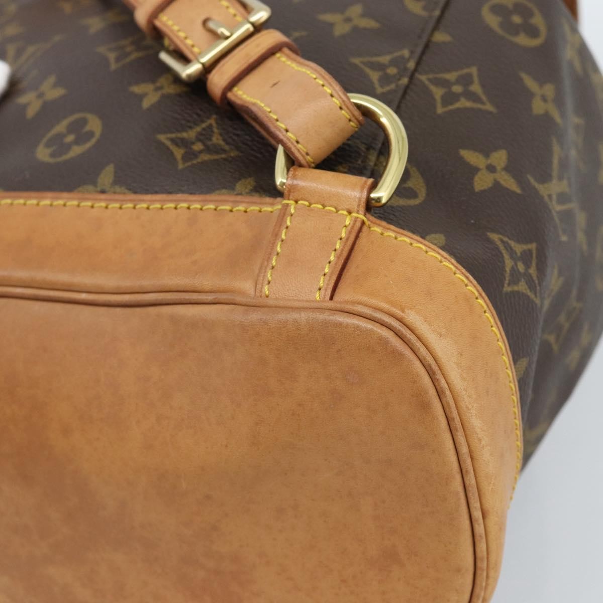 Louis Vuitton Vintage Montsouris Backpack Monogram Canvas, Brown, Canvas, Backpack