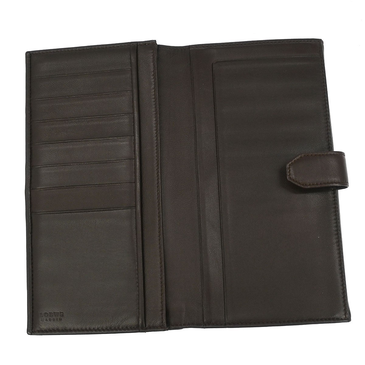 Loewe Anagram Wallet Leather, BROWN, LEATHER, Wallets