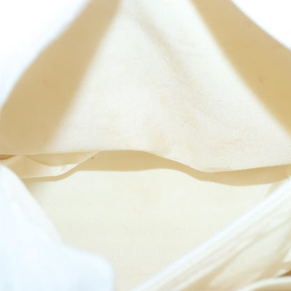 Chanel Surpique Zip Around Satchel Quilted Leather, WHITE, LEATHER, Handbag