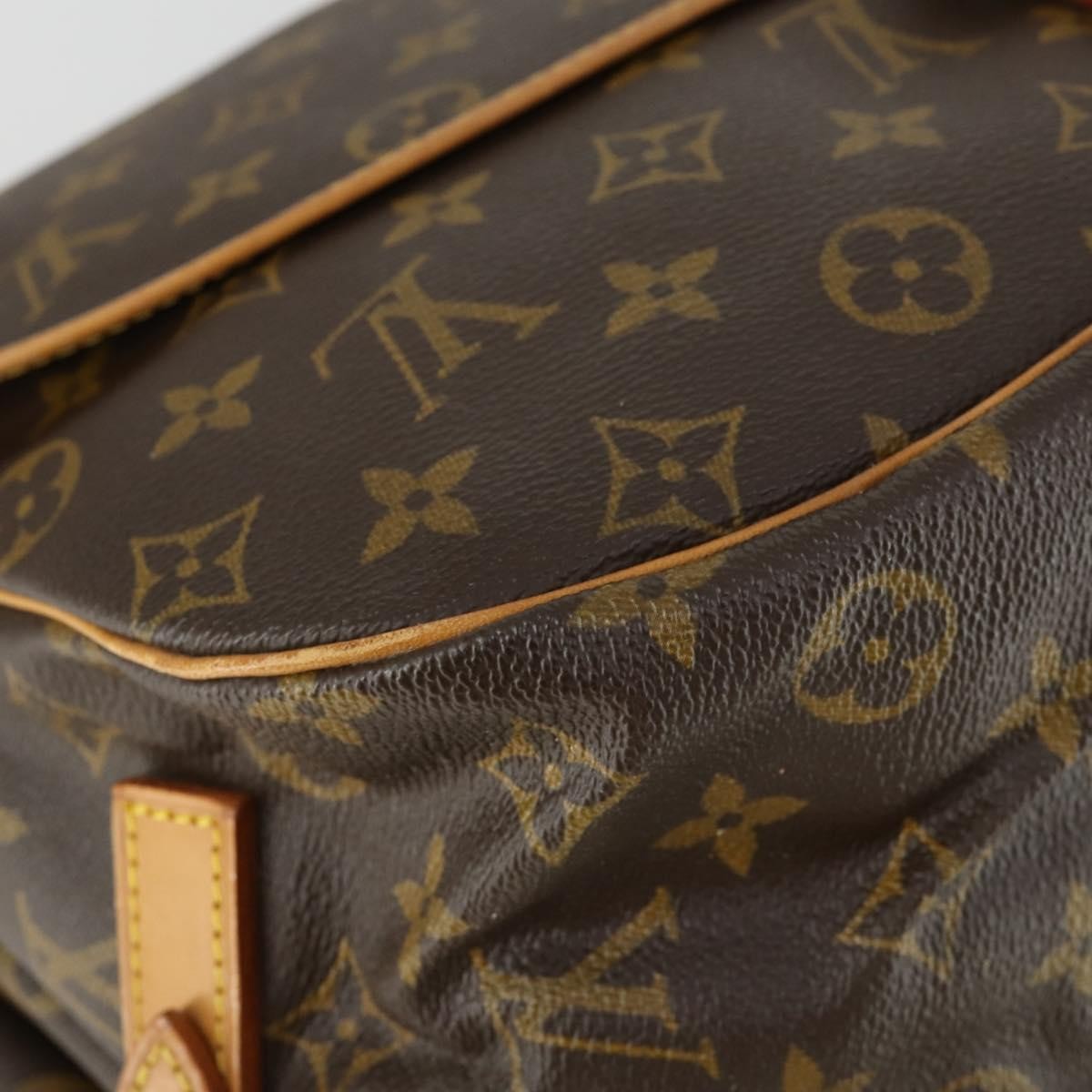Louis Vuitton Saumur Handbag Monogram Canvas, BROWN, CANVAS, Shoulder bag