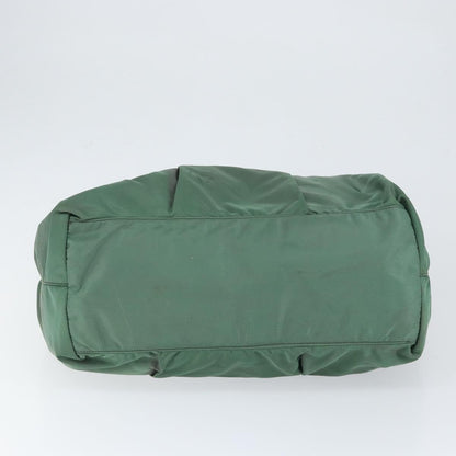 Prada Convertible Bow Tote Tessuto, Green, Nylon, Handbag