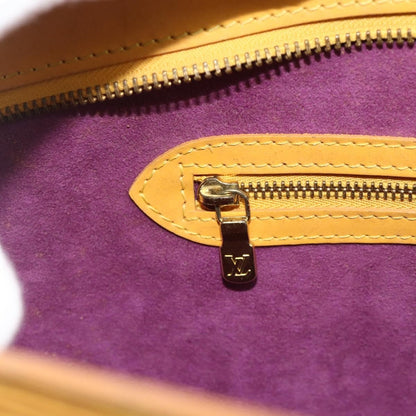 Louis Vuitton Saint Jacques Handbag Epi Leather, Yellow, Leather, Shoulder Bag