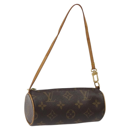 Louis Vuitton Papillon Pochette Monogram Canvas, BROWN, CANVAS, Handbag