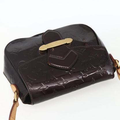 Louis Vuitton Bellflower Handbag Monogram Vernis, PURPLE, PATENT_LEATHER, Shoulder bag