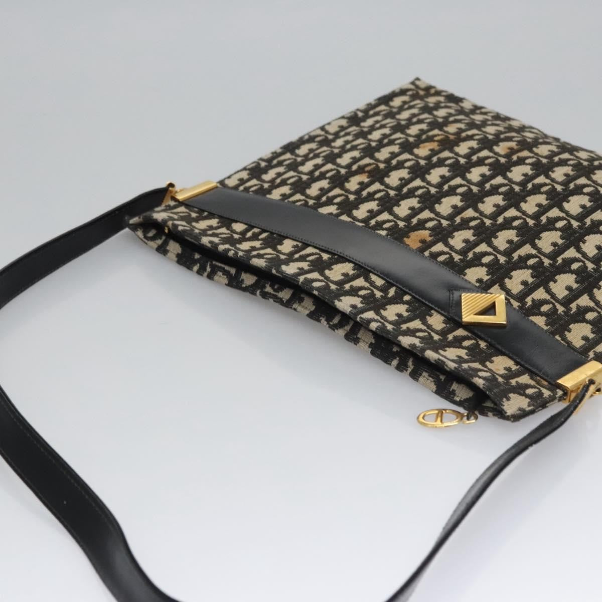 Christian Dior Trotter shoulder bag Canvas, NAVY, CANVAS, Shoulder bag