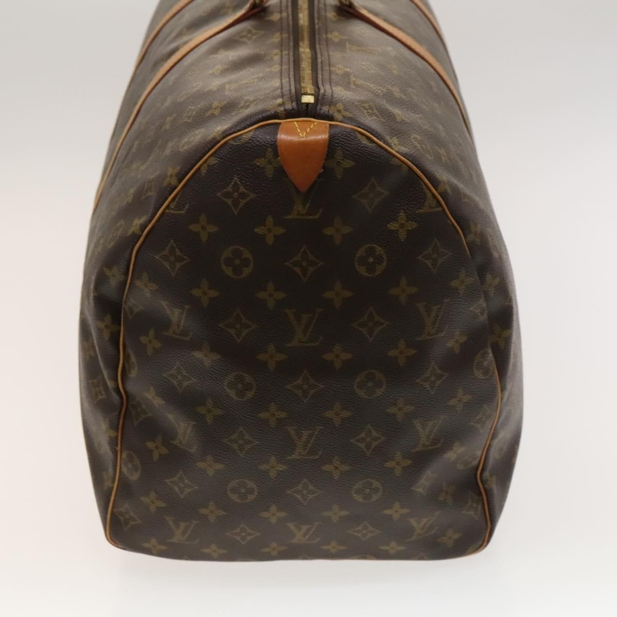 Louis Vuitton Keepall Bag Monogram Canvas, BROWN, CANVAS, Travel bag