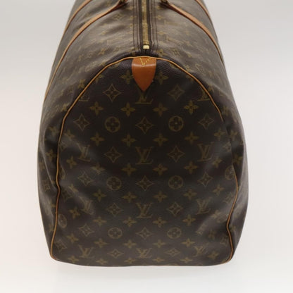 Louis Vuitton Keepall Bag Monogram Canvas, BROWN, CANVAS, Travel bag