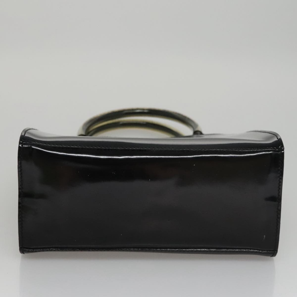 Salvatore Ferragamo Shopper Tote Patent Leather, BLACK, PATENT_LEATHER, Tote bag