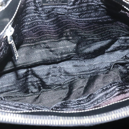 Prada Convertible Chain Tote Quilted Tessuto, BEIGE, NYLON, Tote bag