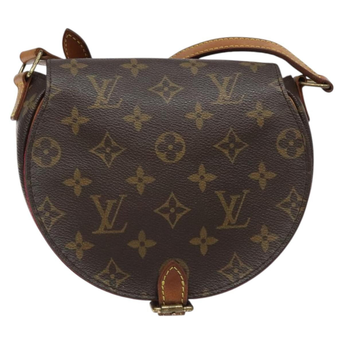 Louis Vuitton Tambourine Handbag Monogram Canvas, BROWN, CANVAS, Shoulder bag