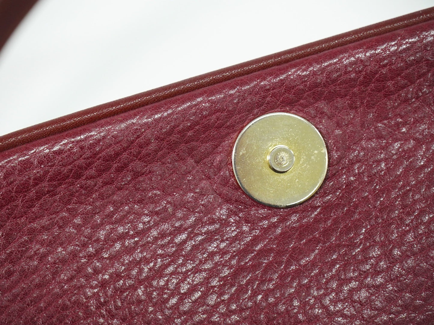 cartier Must de Cartier Shoulder Bag Leather, BURGUNDY, LEATHER, Shoulder bag