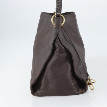 Louis Vuitton Artsy Handbag Monogram Empreinte Leather, BROWN, LEATHER, Handbag