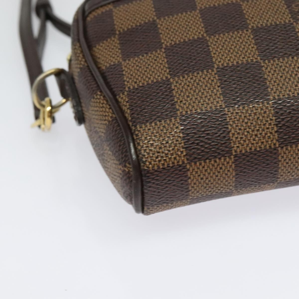 Louis Vuitton Ipanema Pochette Damier, BROWN, CANVAS, Clutche & pouche
