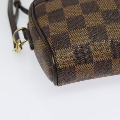 Louis Vuitton Ipanema Pochette Damier, BROWN, CANVAS, Clutche & pouche