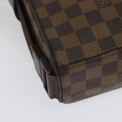 Louis Vuitton Olav Handbag Damier, BROWN, CANVAS, Shoulder bag