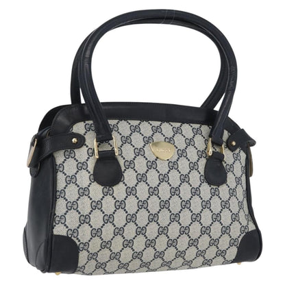 Gucci GG supreme handbag GG canvas, NAVY, PVC, Handbag
