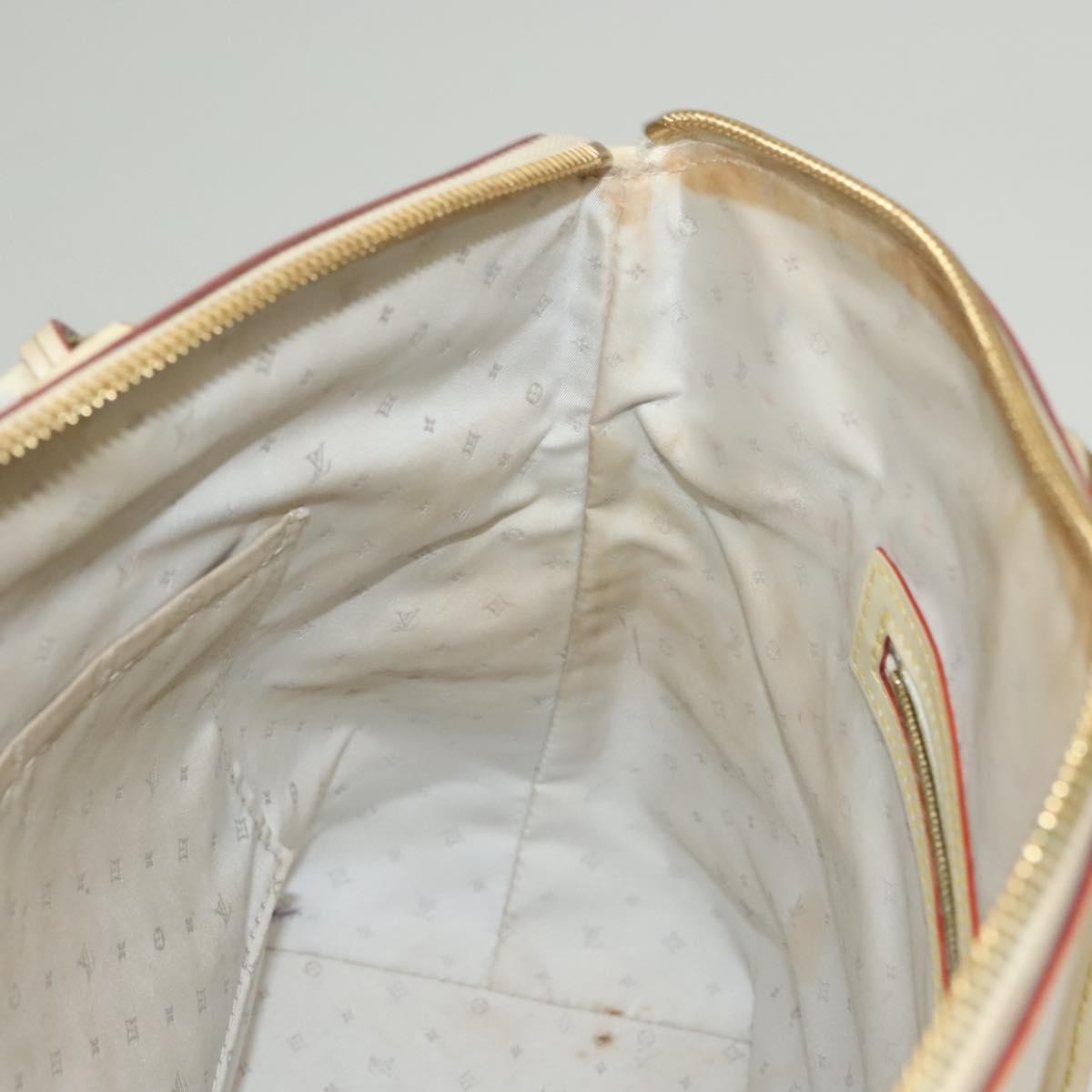 Louis Vuitton Suhali Lockit Handbag Leather, WHITE, LEATHER, Handbag