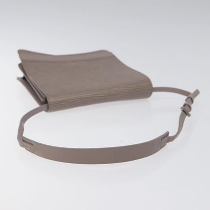 Louis Vuitton Biarritz Shoulder Bag Epi Leather, GRAY, LEATHER, Shoulder bag