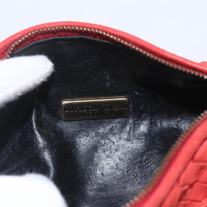 Bottega Veneta Intrecciato Clutch bag Leather, RED, LEATHER, Clutche & pouche