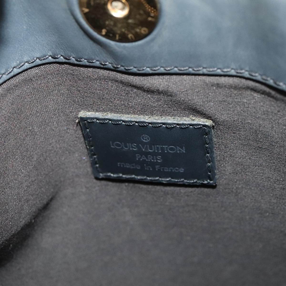 Louis Vuitton Mandara Handbag Epi Leather, BLACK, LEATHER, Handbag