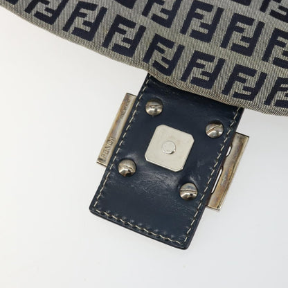 Fendi Mama Forever Bag Zucchino Canvas, Navy, Canvas, Shoulder Bag