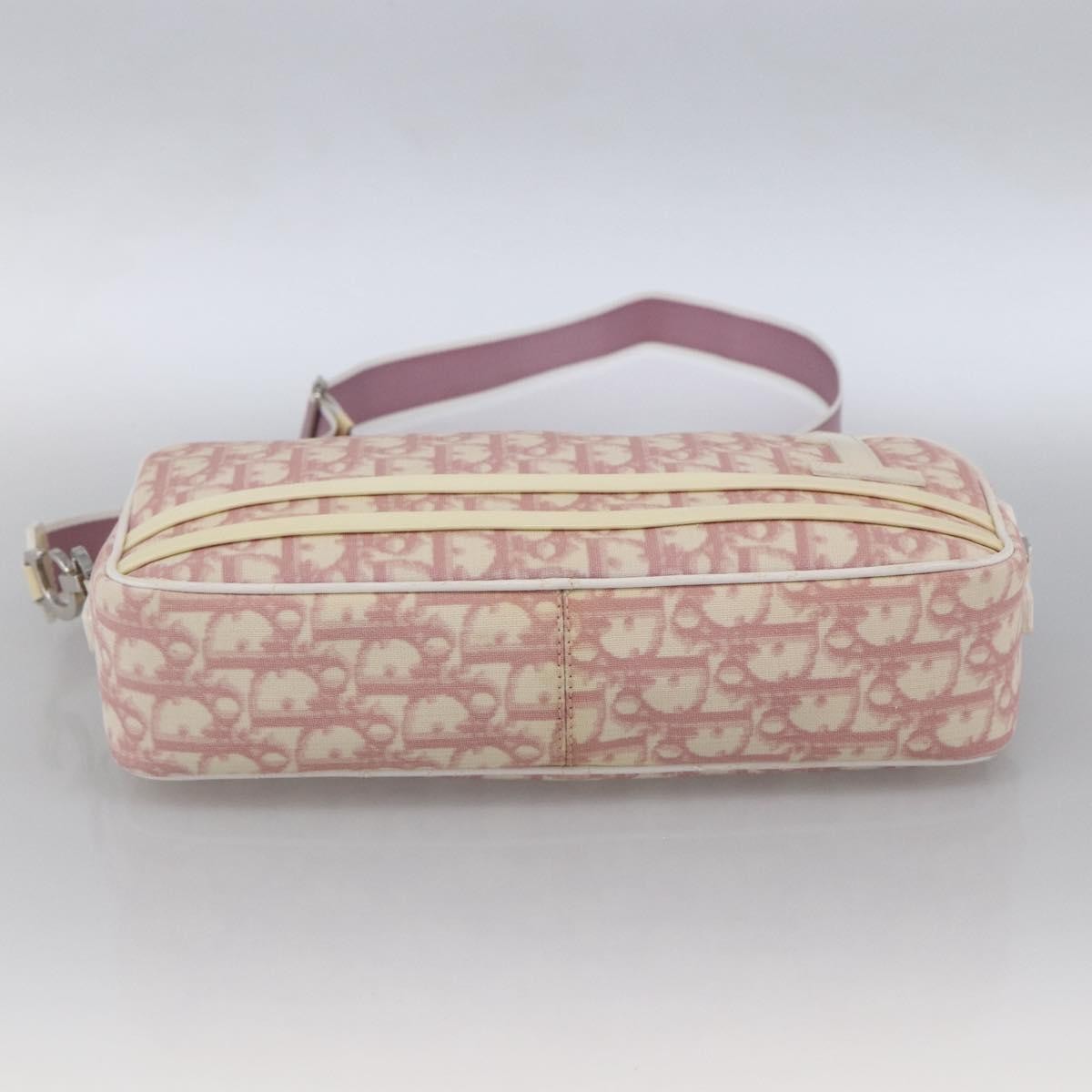 Christian Dior Vintage Crossbody Bag Diorissimo Canvas, PINK, CANVAS, Shoulder bag