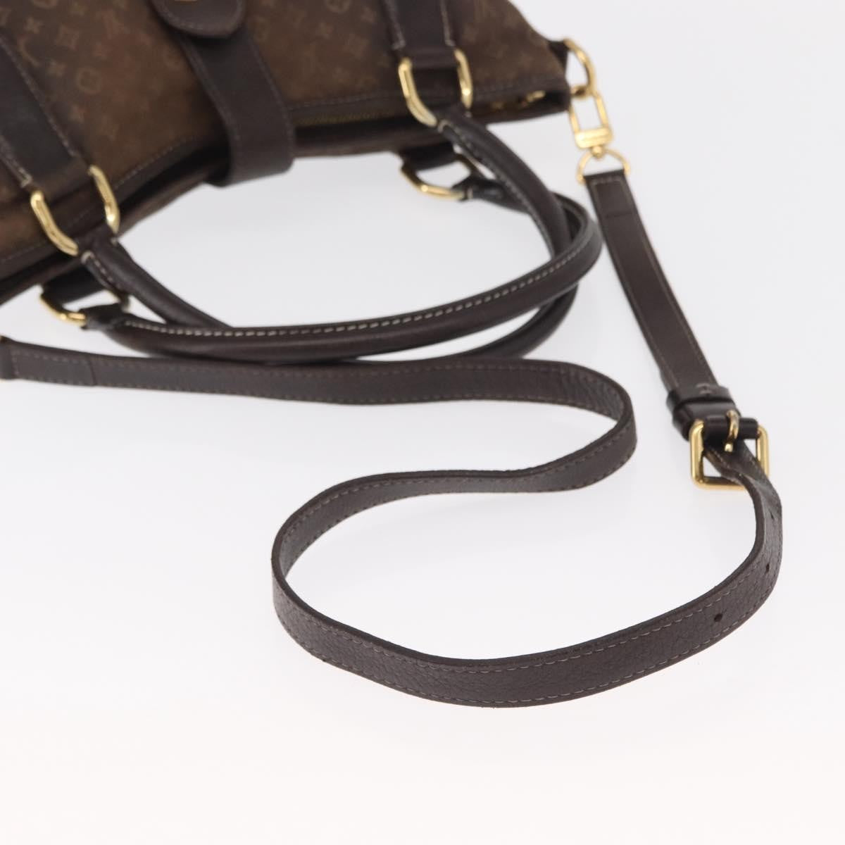 Louis Vuitton Elegie Handbag Monogram Idylle, BLACK, CANVAS, Handbag