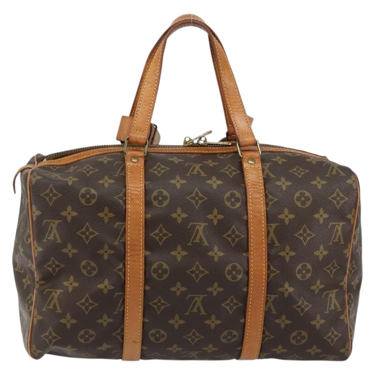Louis Vuitton Sac Souple Handbag Monogram Canvas, BROWN, CANVAS, Travel bag