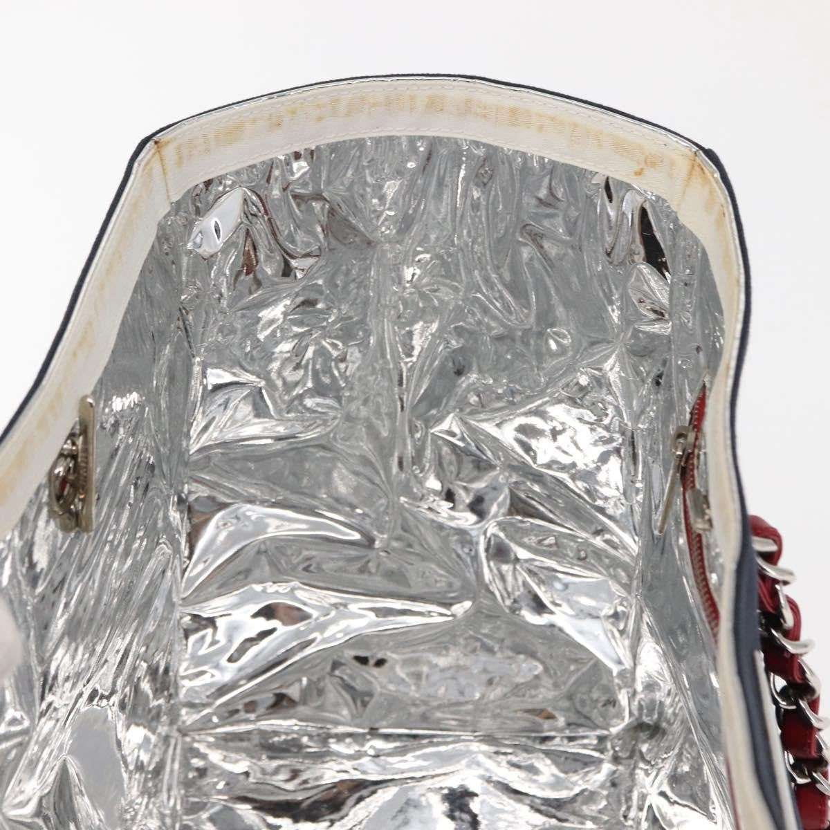 Chanel No.5 Tote Canvas and Leather, NAVY, CANVAS, Tote bag