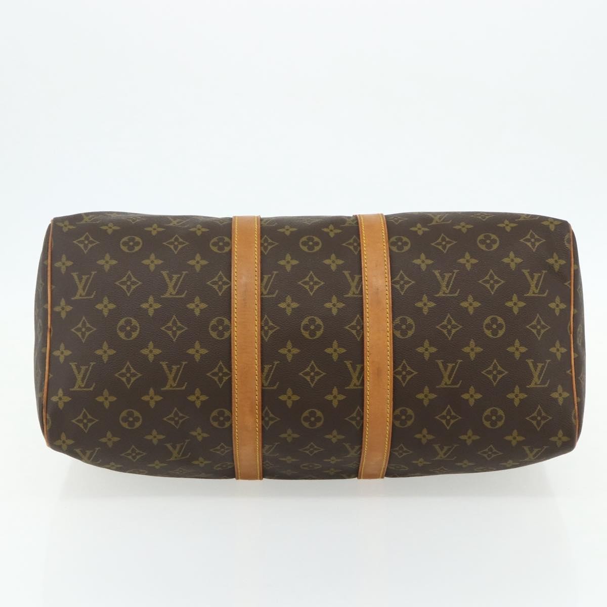 Louis Vuitton Keepall Bag Monogram Canvas, Brown, Canvas, Travel Bag
