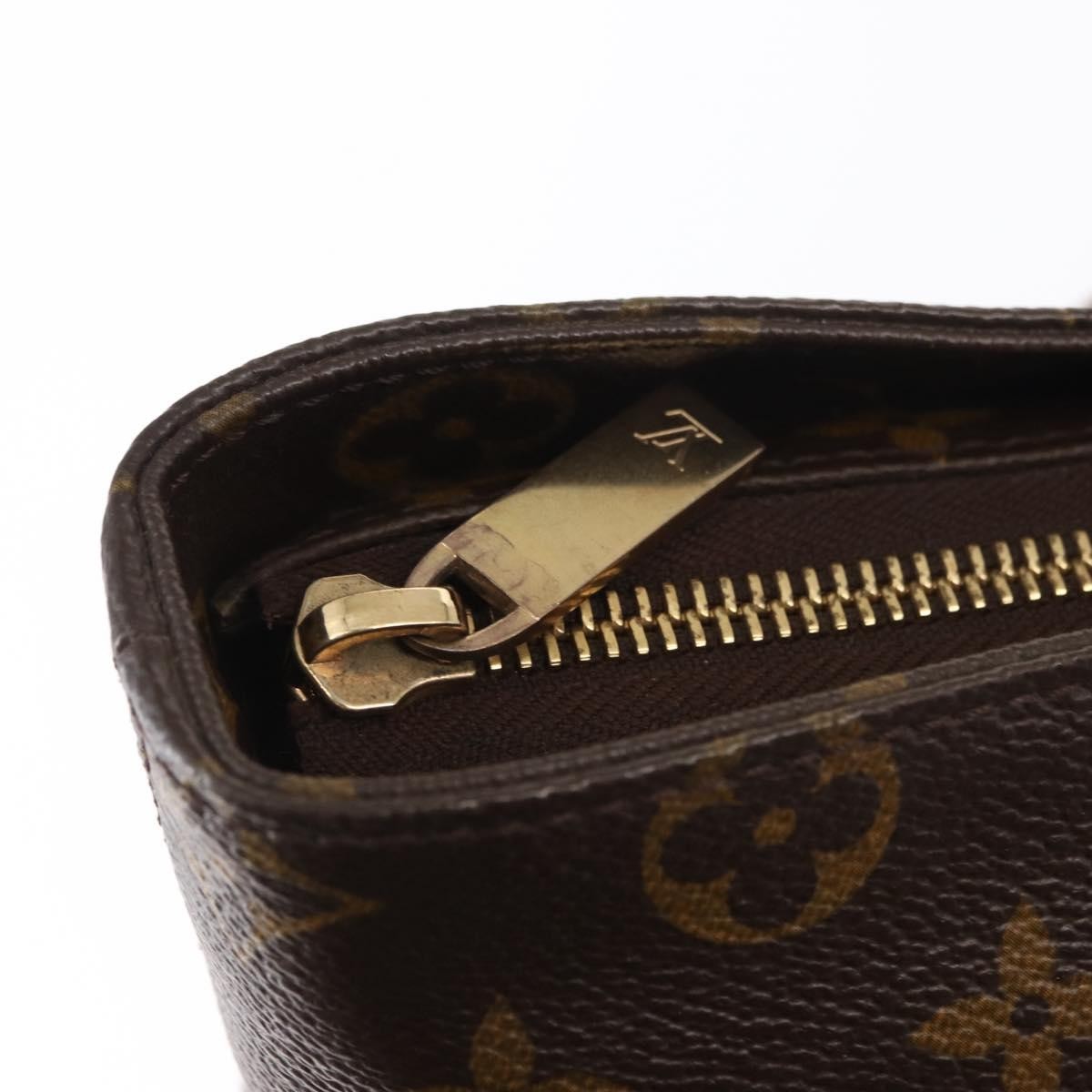 Louis Vuitton Cabas Mezzo Monogram Canvas, BROWN, CANVAS, Tote bag