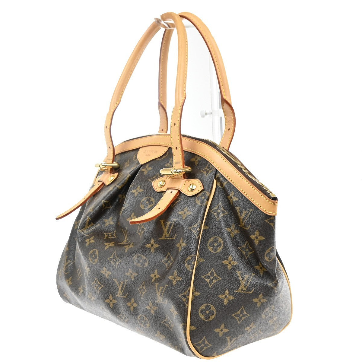 Louis Vuitton Tivoli Handbag Monogram Canvas, BROWN, CANVAS, Shoulder bag