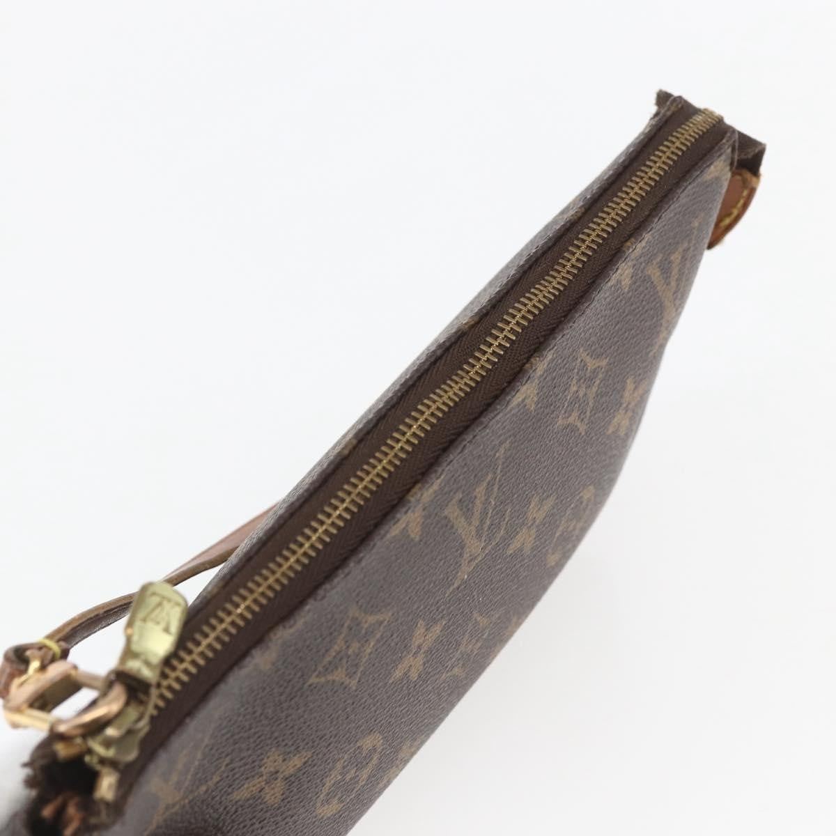 Louis Vuitton Pochette Accessoires NM Monogram Canvas, BROWN, CANVAS, Clutche & pouche