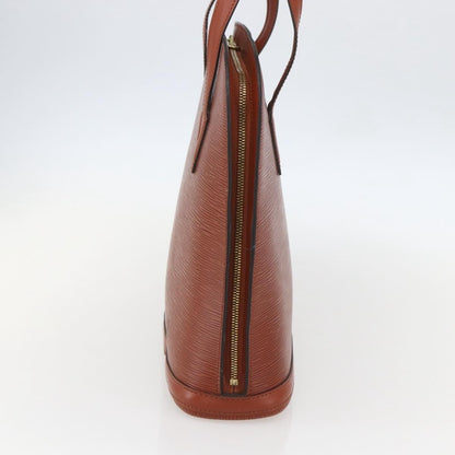 Louis Vuitton Lussac Handbag Epi Leather, BROWN, LEATHER, Shoulder bag