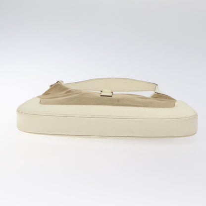 Gucci Vintage Jackie O Hobo Canvas and leather, BEIGE, CANVAS, Shoulder bag