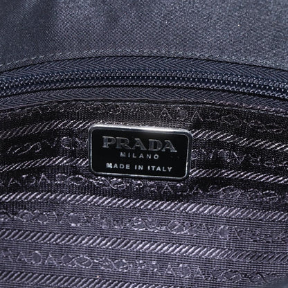 Prada Vintage Shoulder Bag Tessuto, BLACK, NYLON, Shoulder bag