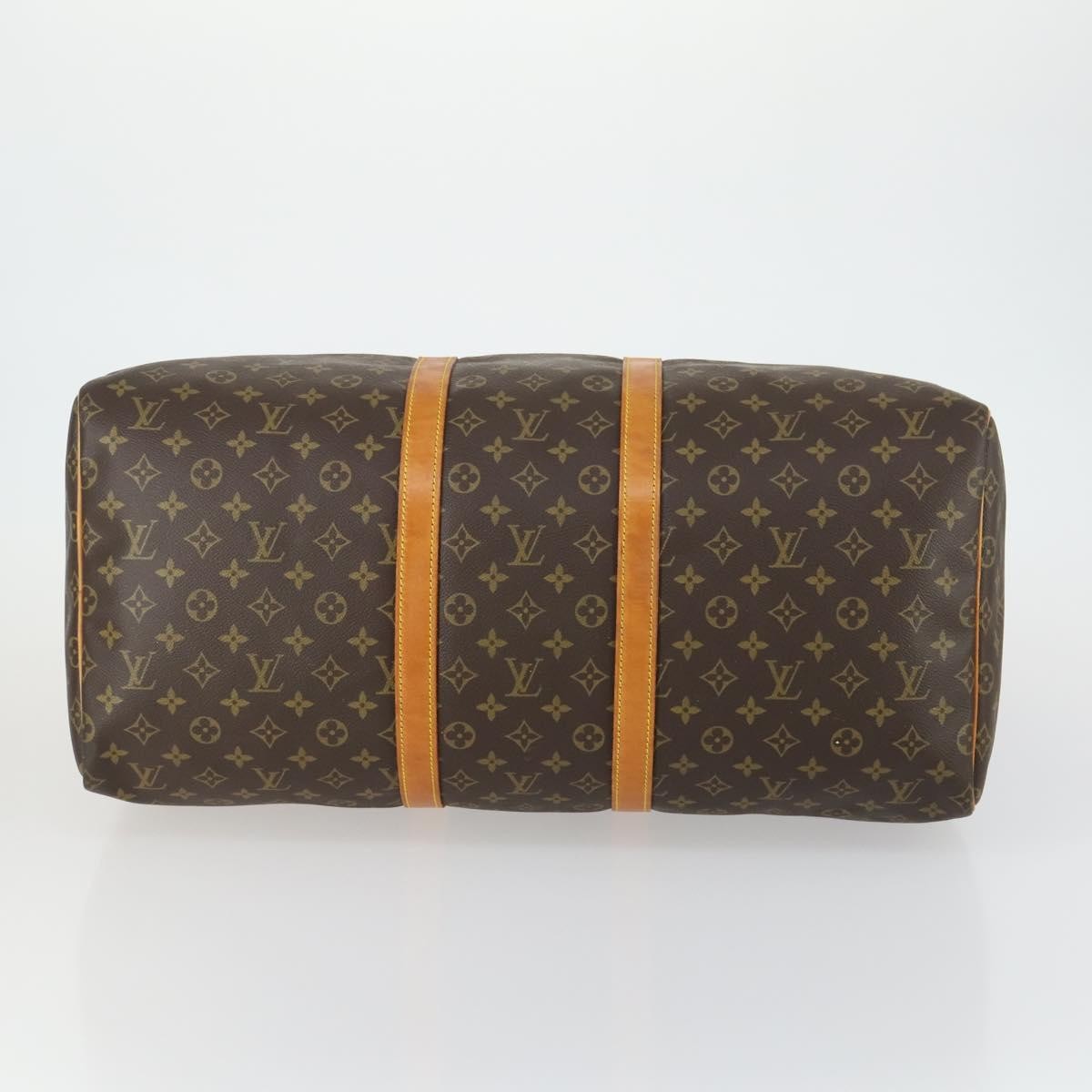 Louis Vuitton Keepall Bag Monogram Canvas, Brown, Canvas, Travel Bag