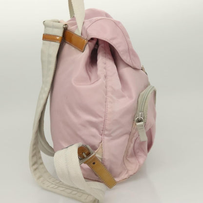 Prada Double Front Pocket Backpack Tessuto, PINK, NYLON, Backpack