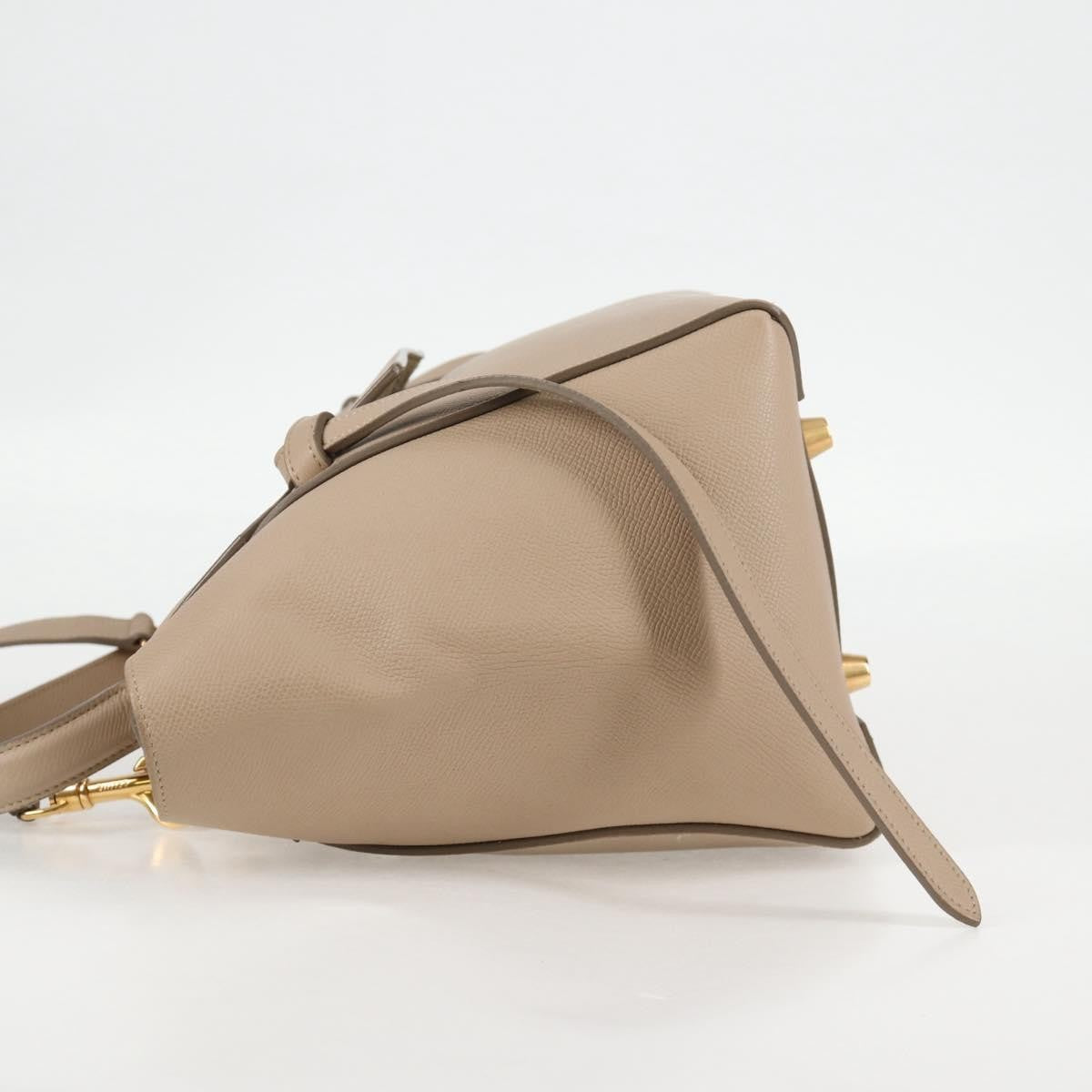 Celine Belt Bag Textured Leather, BEIGE, LEATHER, Handbag