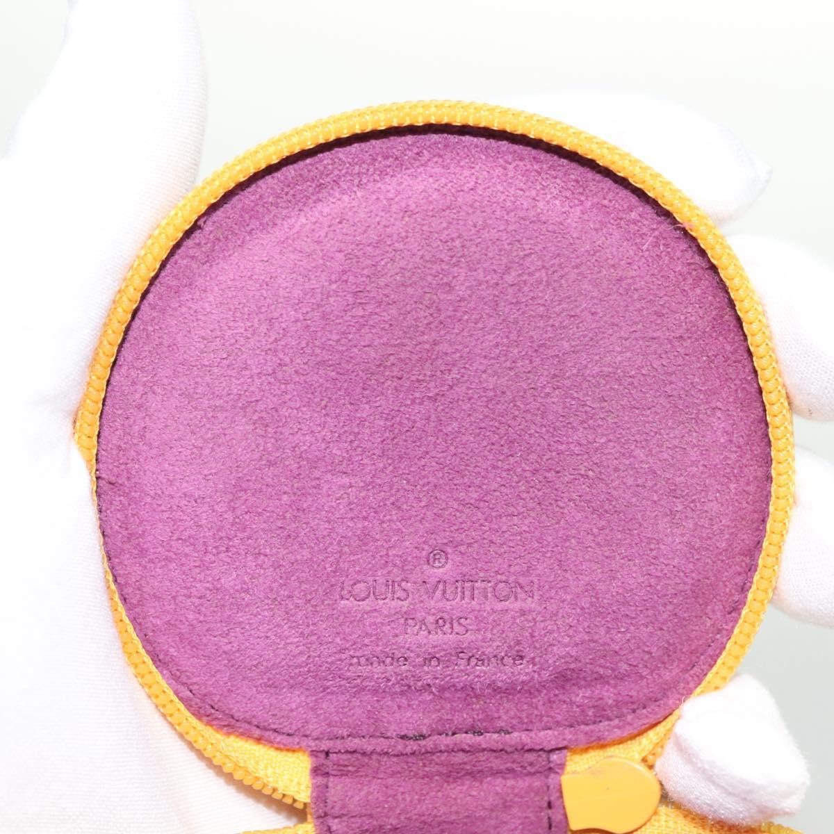 Louis Vuitton Ecrin Bijoux Pouch Epi Leather, YELLOW, LEATHER, Clutche & pouche